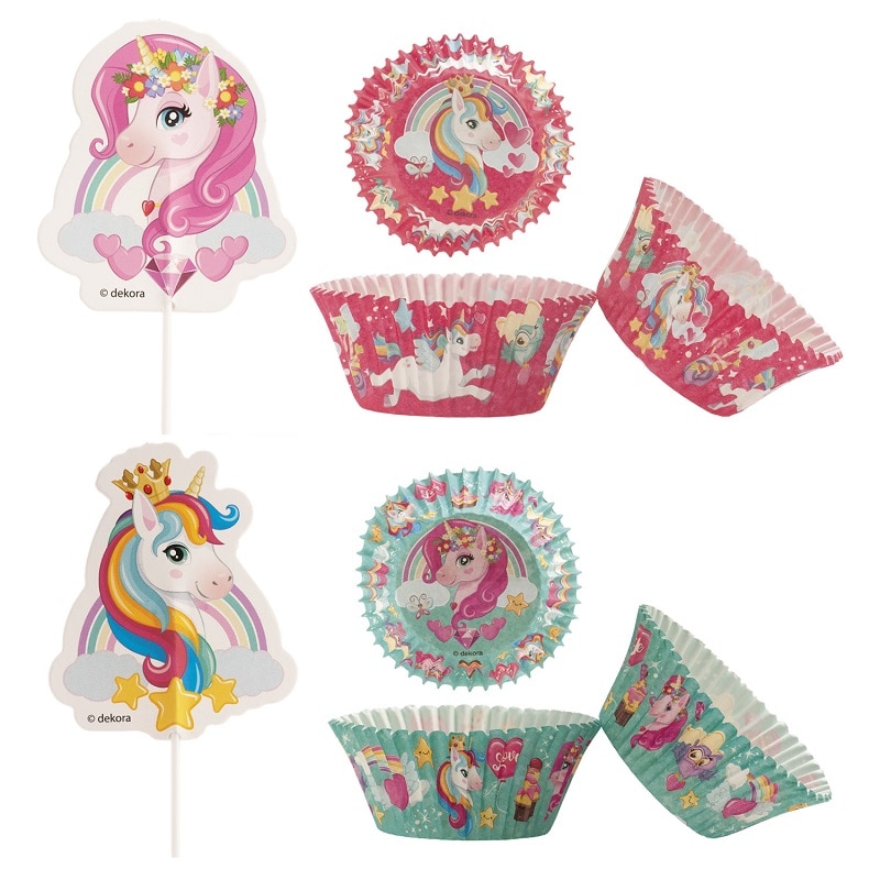 Unicorn - Muffinskit 48 delar