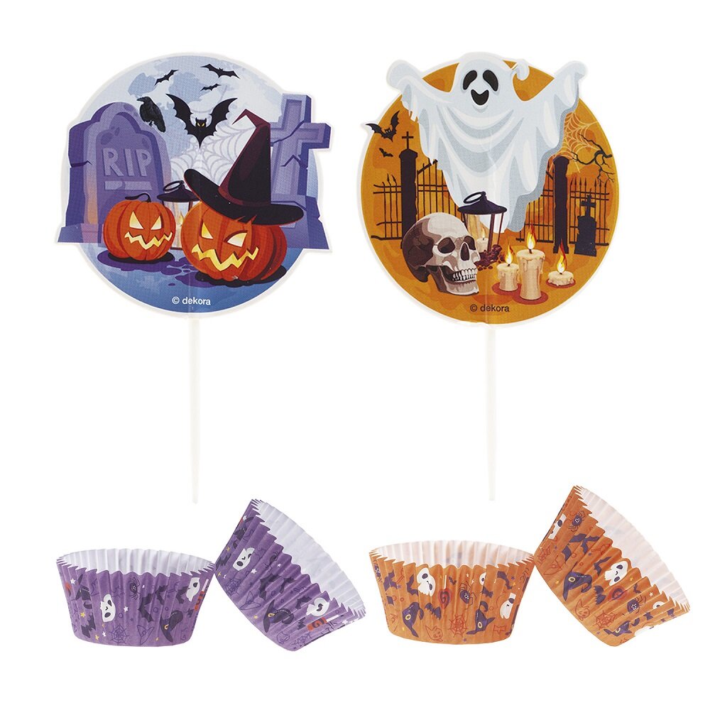 Halloween Muffinsset 48 delar