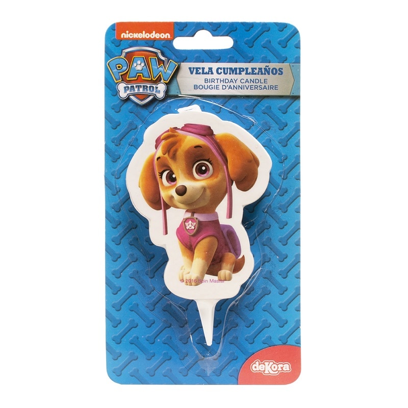 Paw Patrol Skye, Tårtljus 7,5 cm