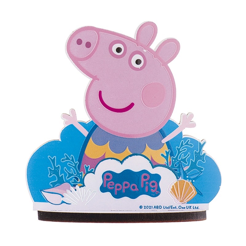 Tårtdekoration i trä - Peppa Pig 12 cm