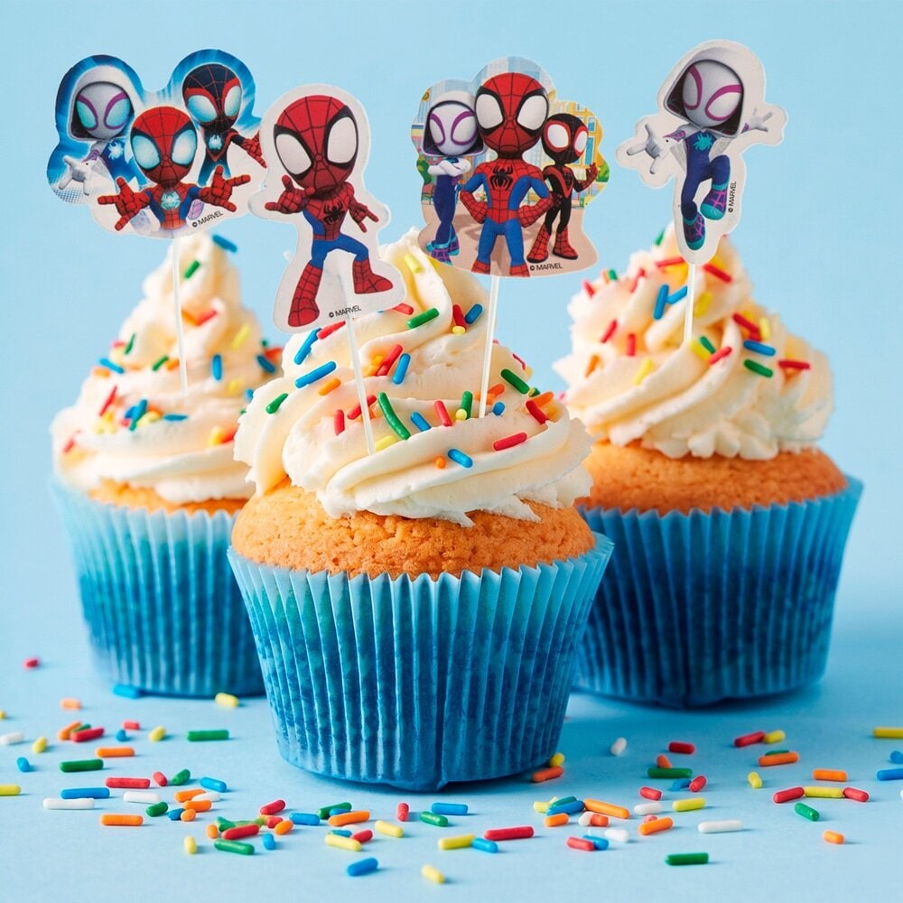 Spidey Cake Toppers 16-pack