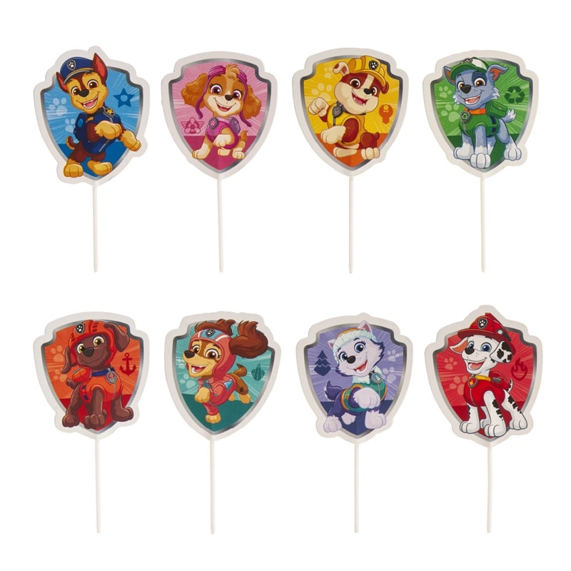 Paw Patrol Cake Toppers 16-pack