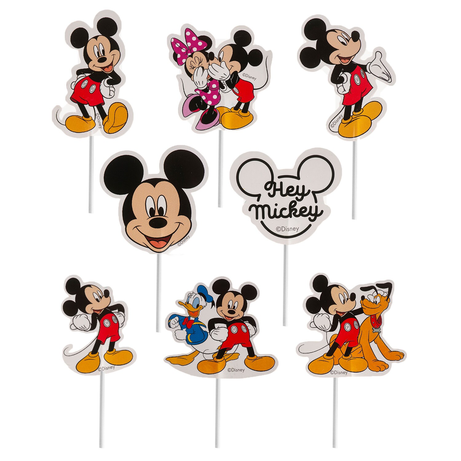 Musse Pigg Cake Toppers 16-pack