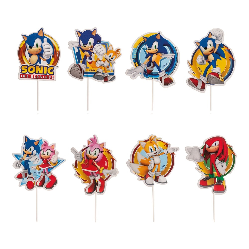 Sonic the Hedgehog - Cake Toppers 16-pack
