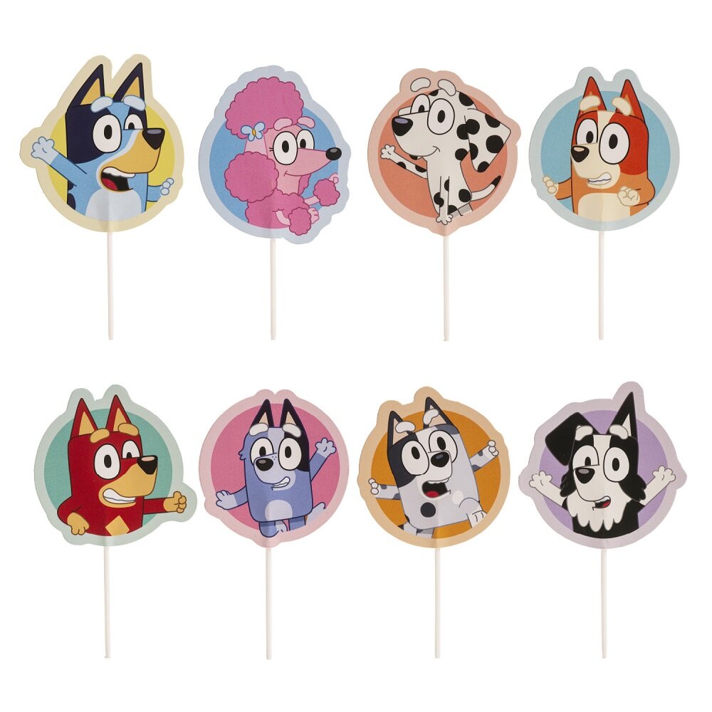 Bluey Cake Toppers 16-pack