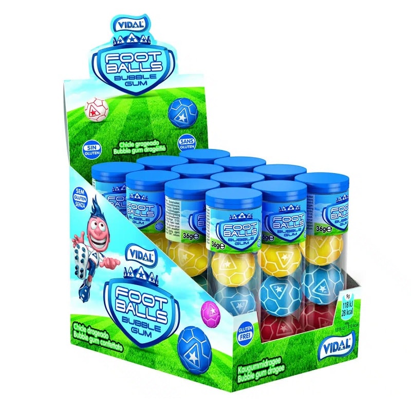 Tuggummifotbollar 4-pack