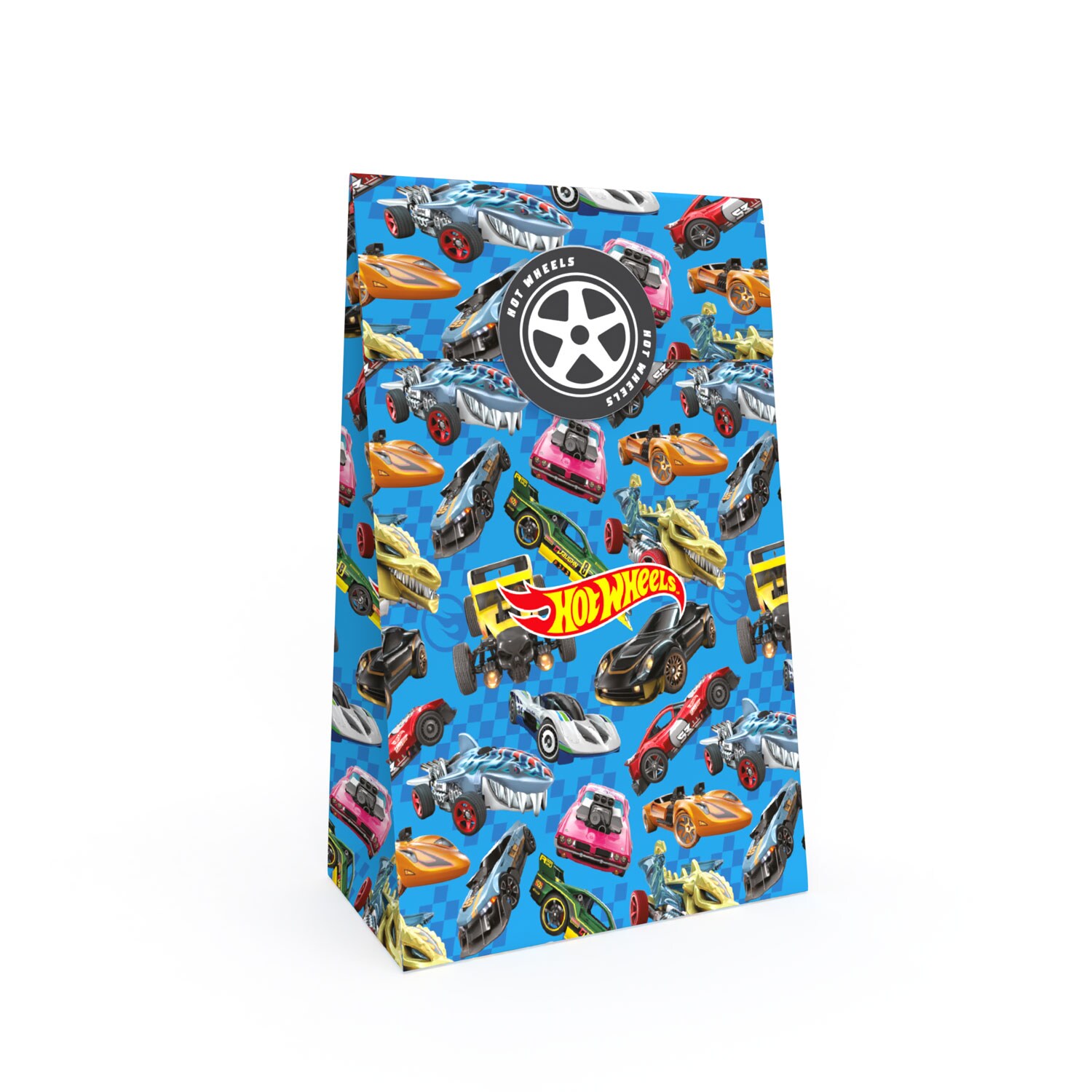 Hot Wheels - Kalaspåsar med klistermärke 10-pack