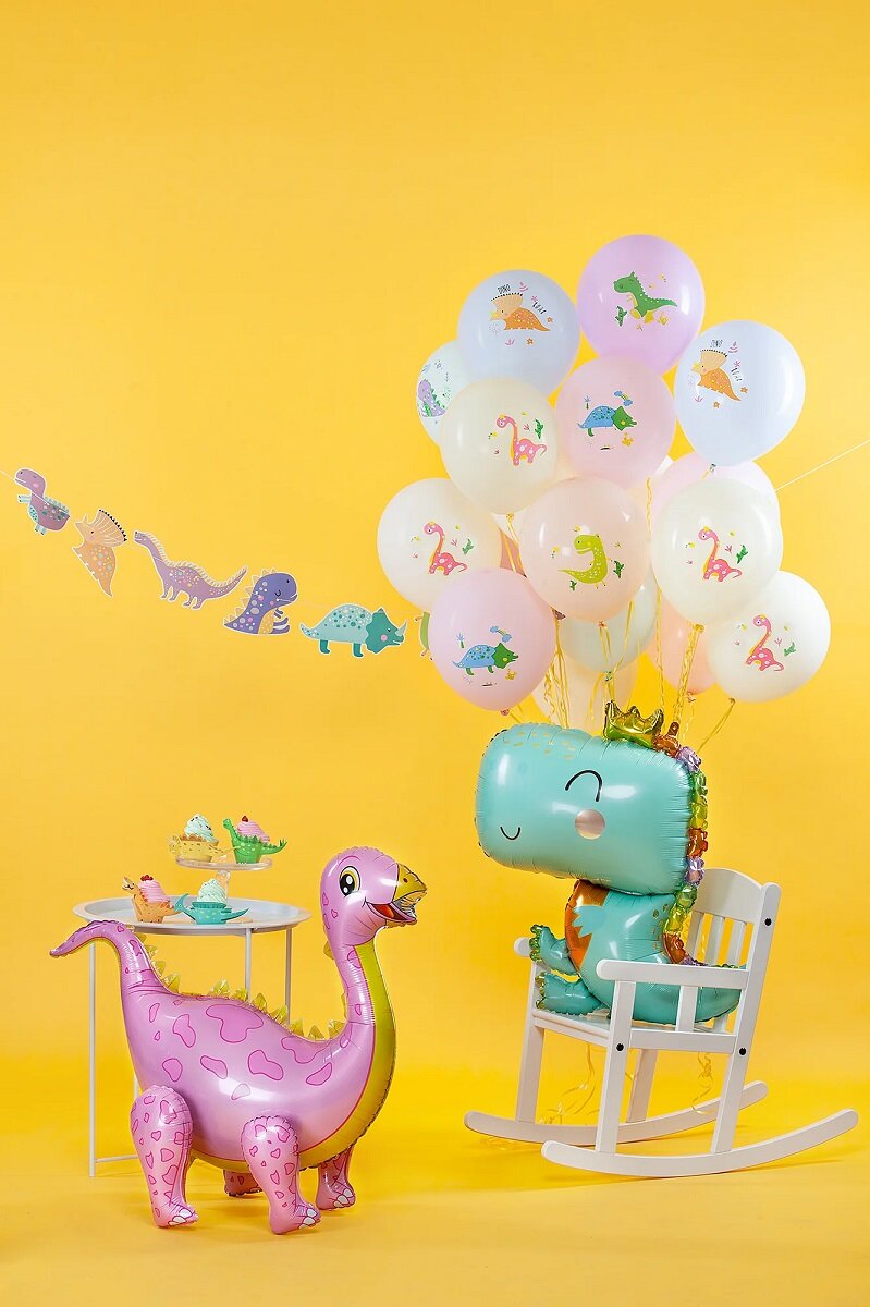 Dinosaurieballonger 6-pack