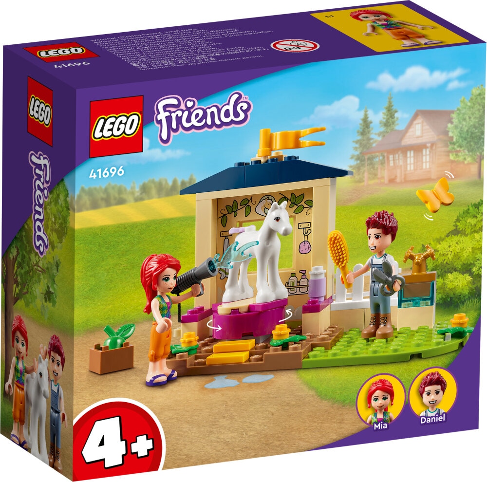 LEGO Friends - Stall med ponnytvätt 4+