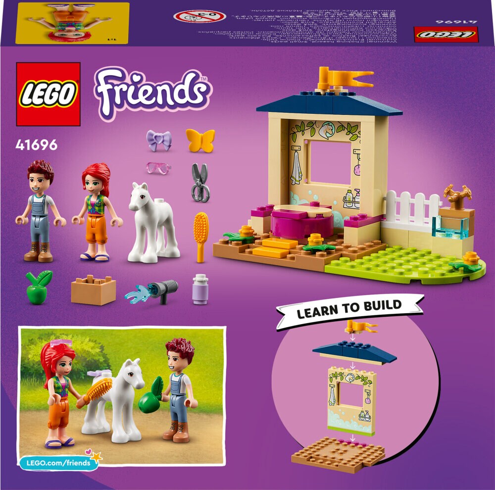 LEGO Friends - Stall med ponnytvätt 4+