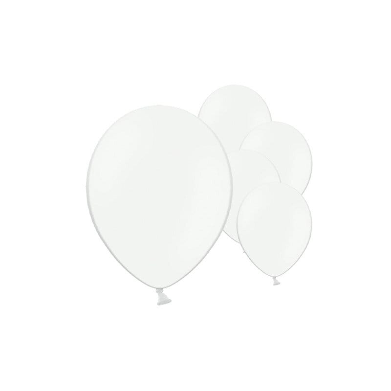 Ballonger Vit 100-pack (12 cm)