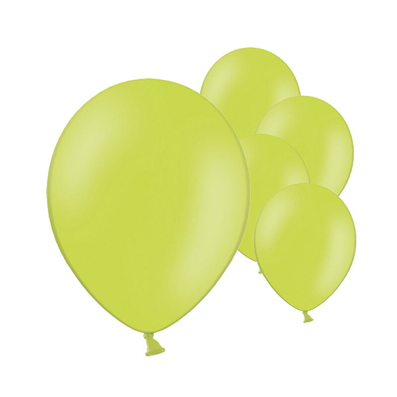 Ballonger Limegrön 100-pack (23 cm)