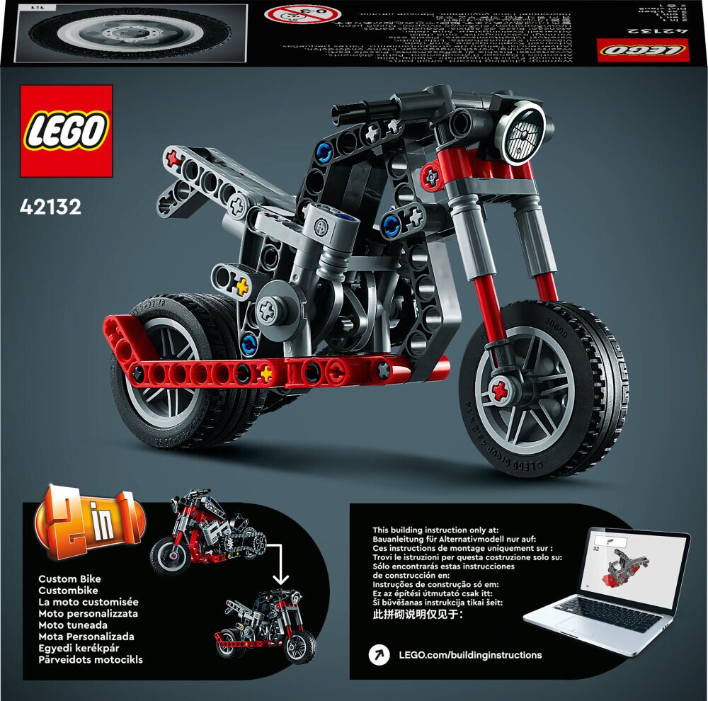LEGO Technic - Motorcykel 7+