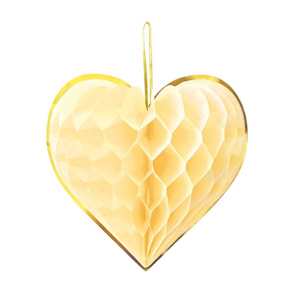 Hjärtformade Honeycombs Pastell 4-pack