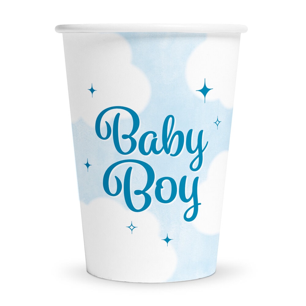 Baby Boy Pappmuggar 8-pack