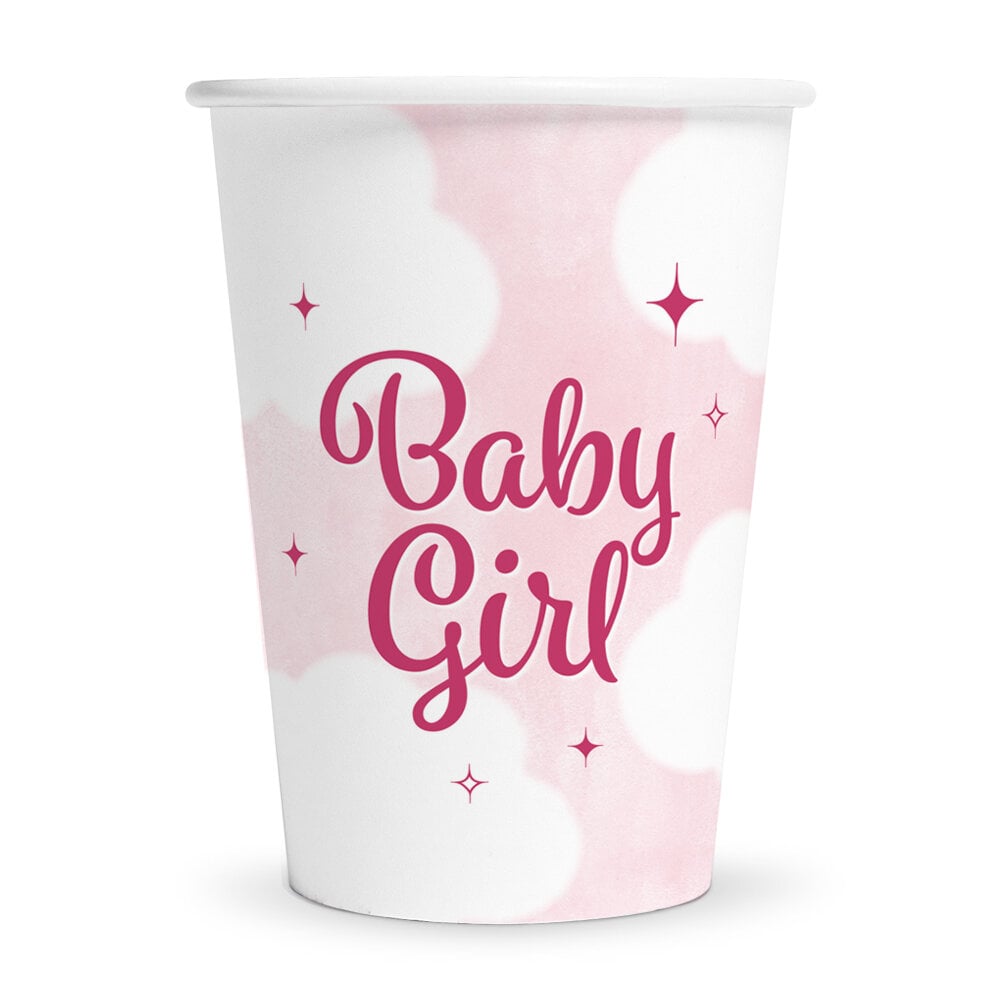 Baby Girl Pappmuggar 8-pack