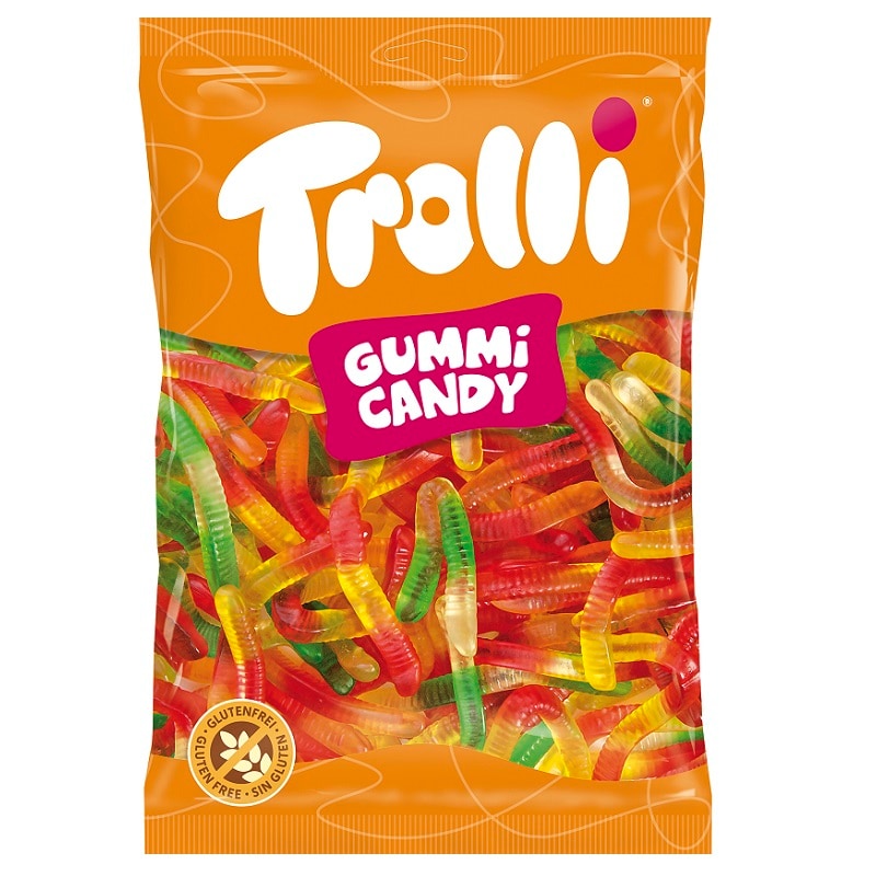 Trolli - Daggmaskar frukt 1 kg