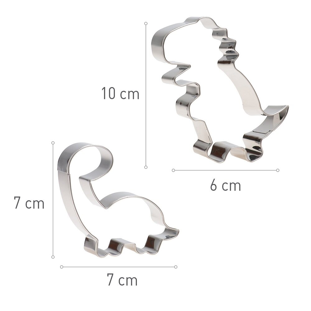 Kakformar Dinosaurier 2-pack