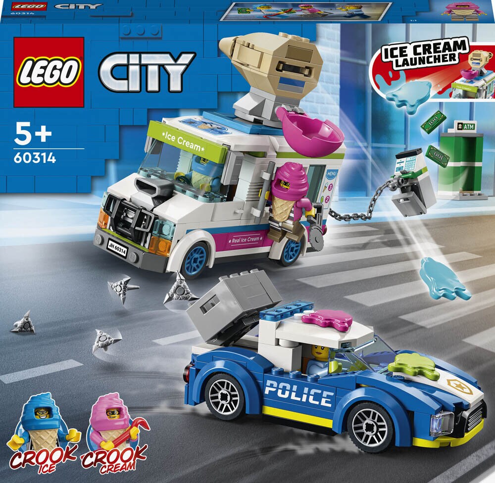 LEGO City - Polisjakt efter glassbil 5+