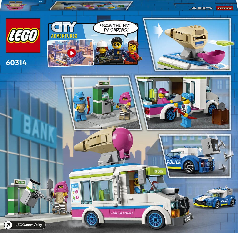 LEGO City - Polisjakt efter glassbil 5+