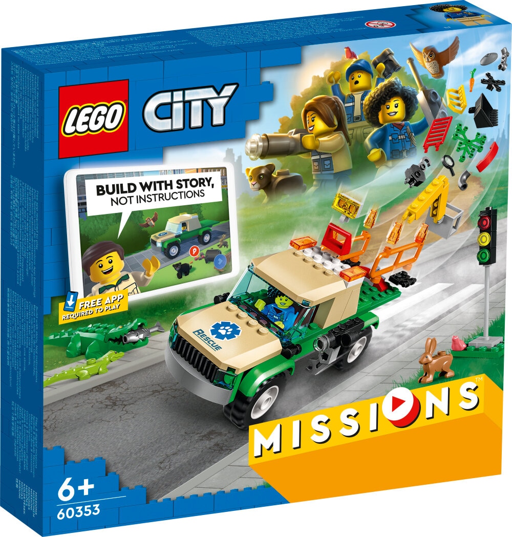 LEGO City - Räddningsuppdrag med vilda djur 6+