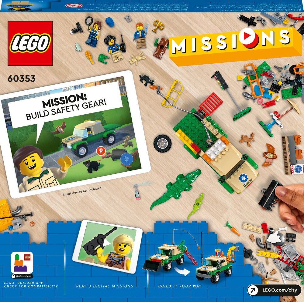 LEGO City - Räddningsuppdrag med vilda djur 6+