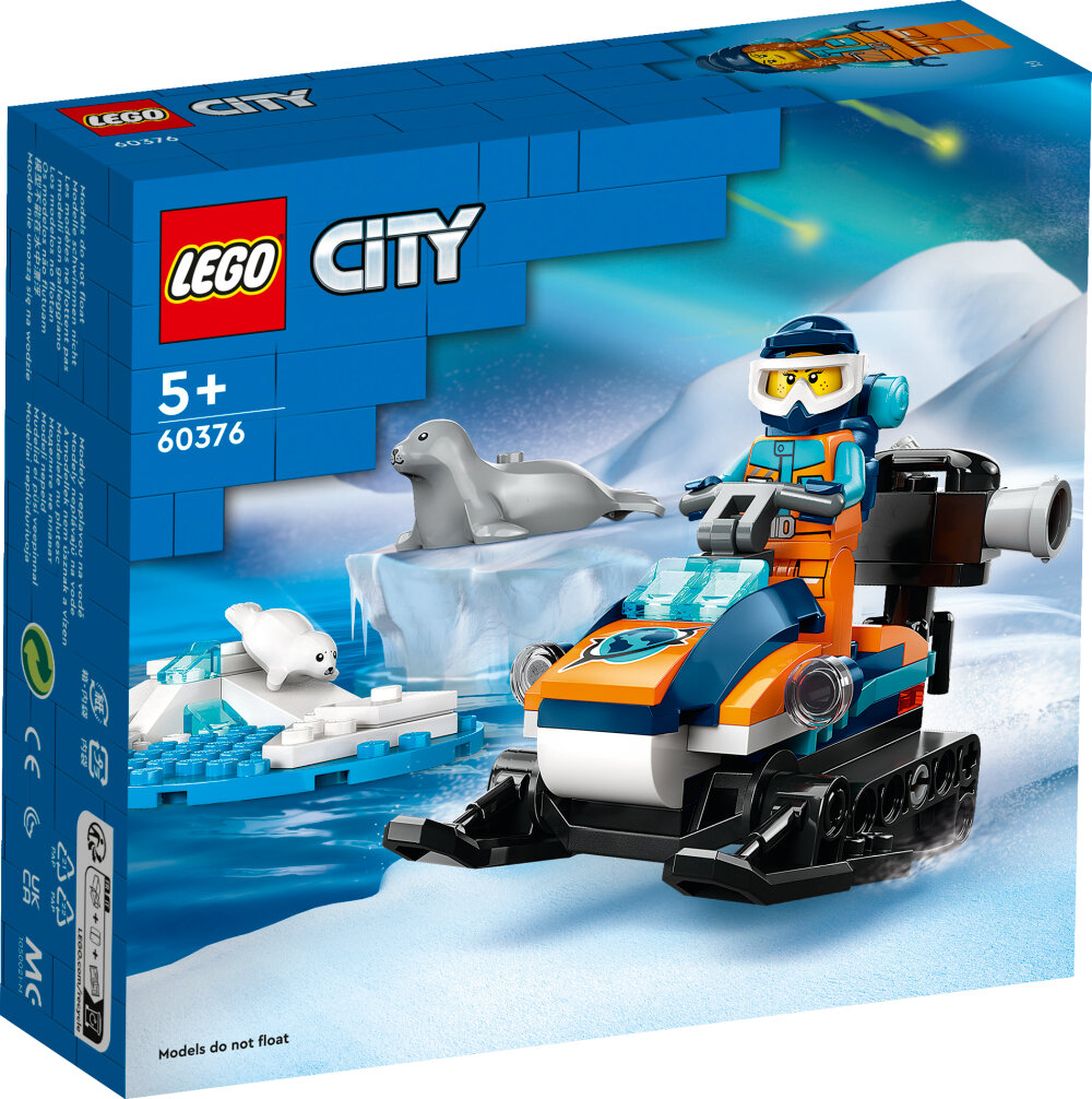 LEGO City - Polarutforskare och snöskoter 5+