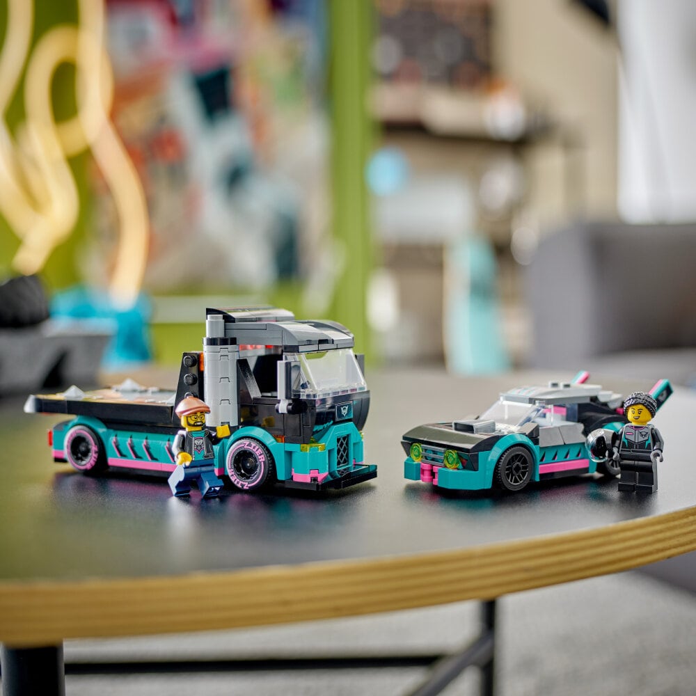 LEGO City - Racerbil och biltransport 6+