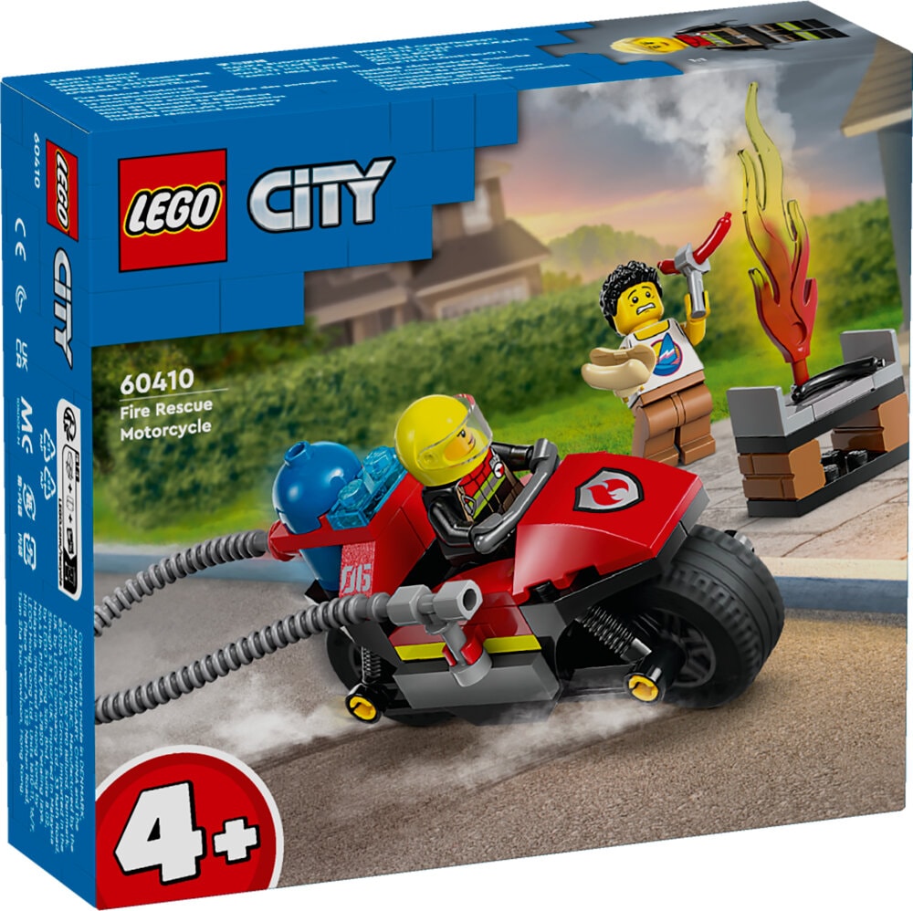 LEGO City - Brandräddningsmotorcykel 4+