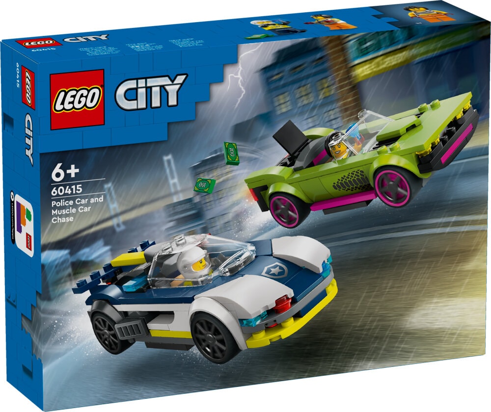 LEGO City - Jakt med polisbil och muskelbil 6+