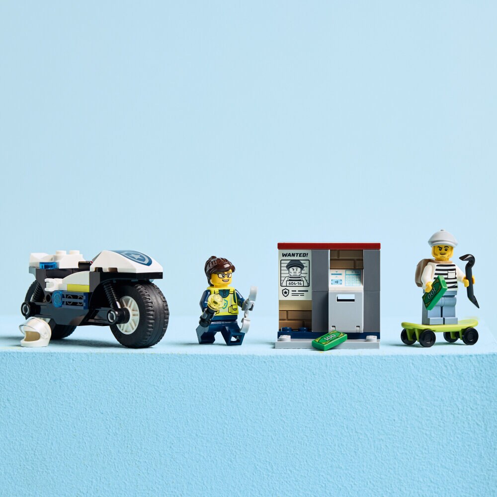LEGO City - Polisens motorcykeljakt 4+