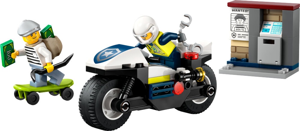 LEGO City - Polisens motorcykeljakt 4+