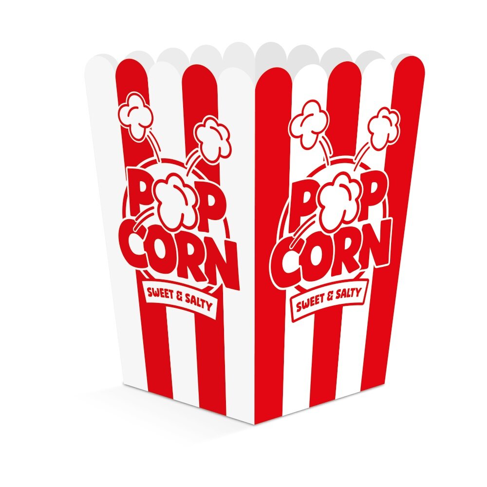 Klassiska Popcornboxar 8-pack