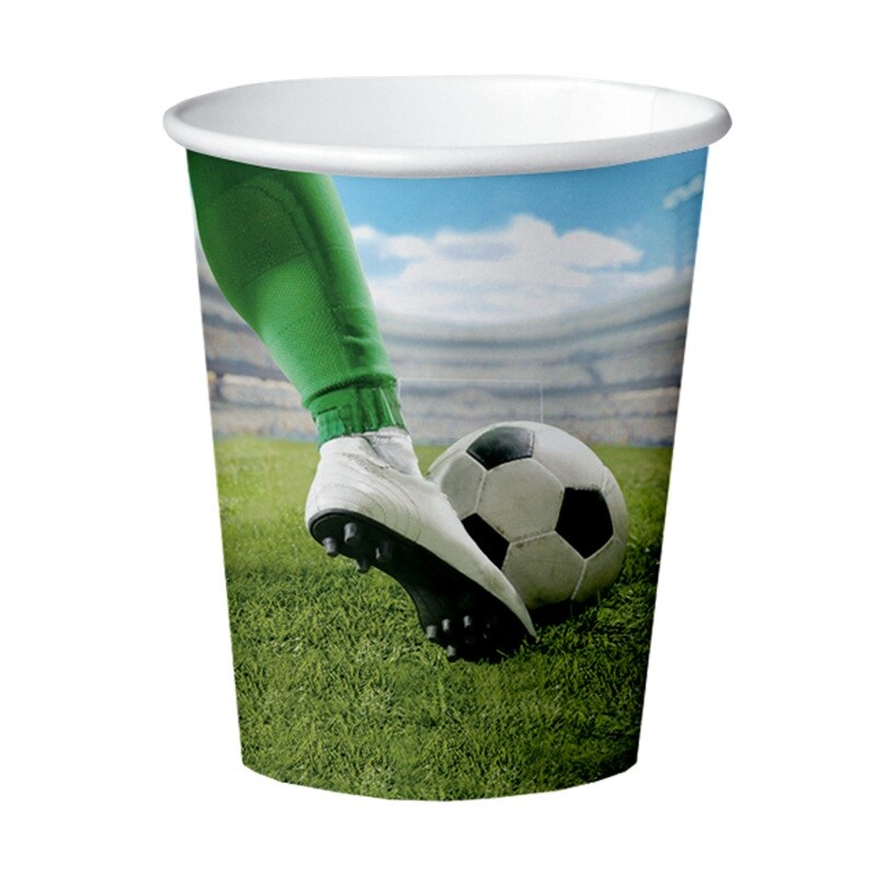 Pappmuggar Fotboll 8-pack