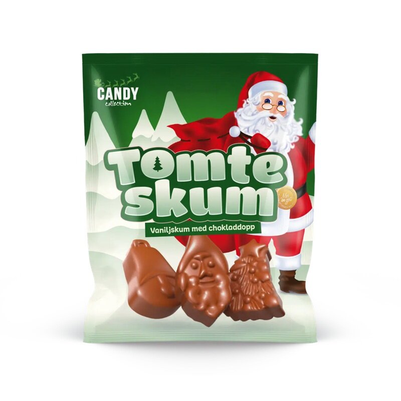 Chokladöverdragna Skumtomtar 70 gram