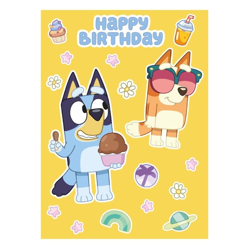 Bluey Födelsedagskort