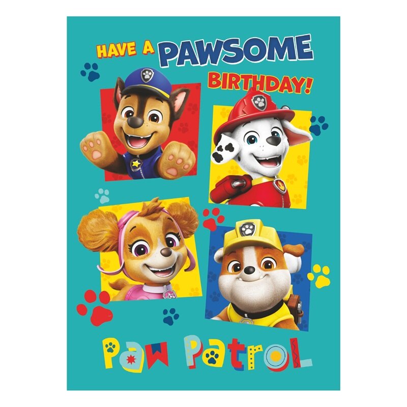 Paw Patrol Födelsedagskort