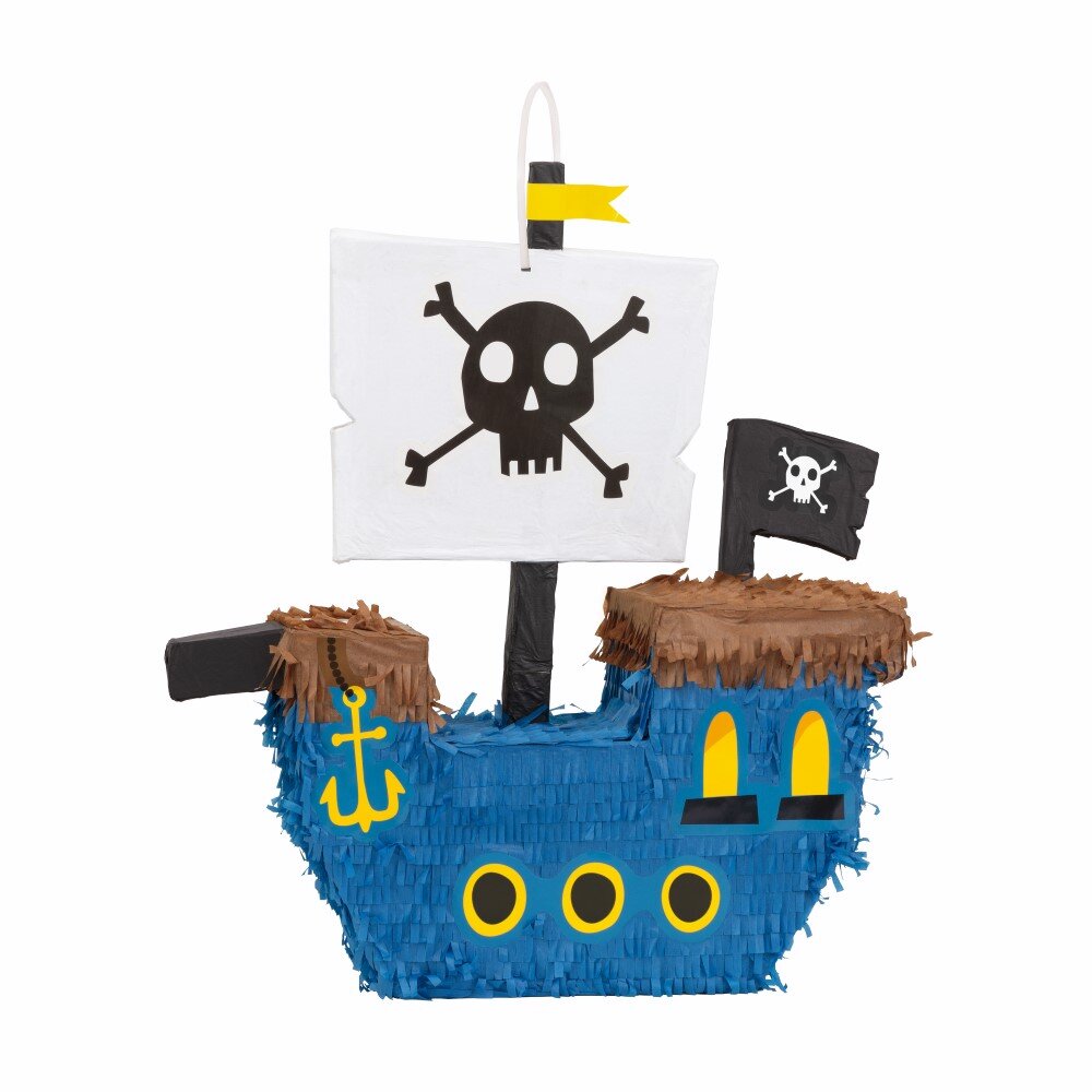 Pinata Piratskepp Blå