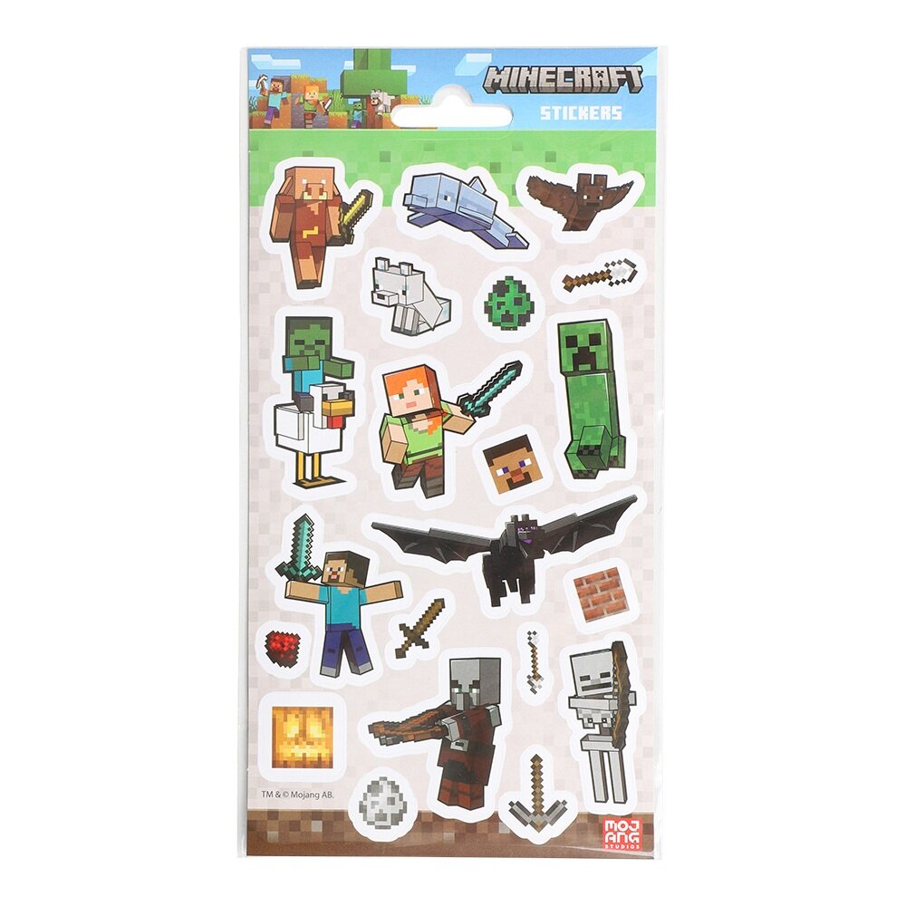 Minecraft Klistermärken 20-pack