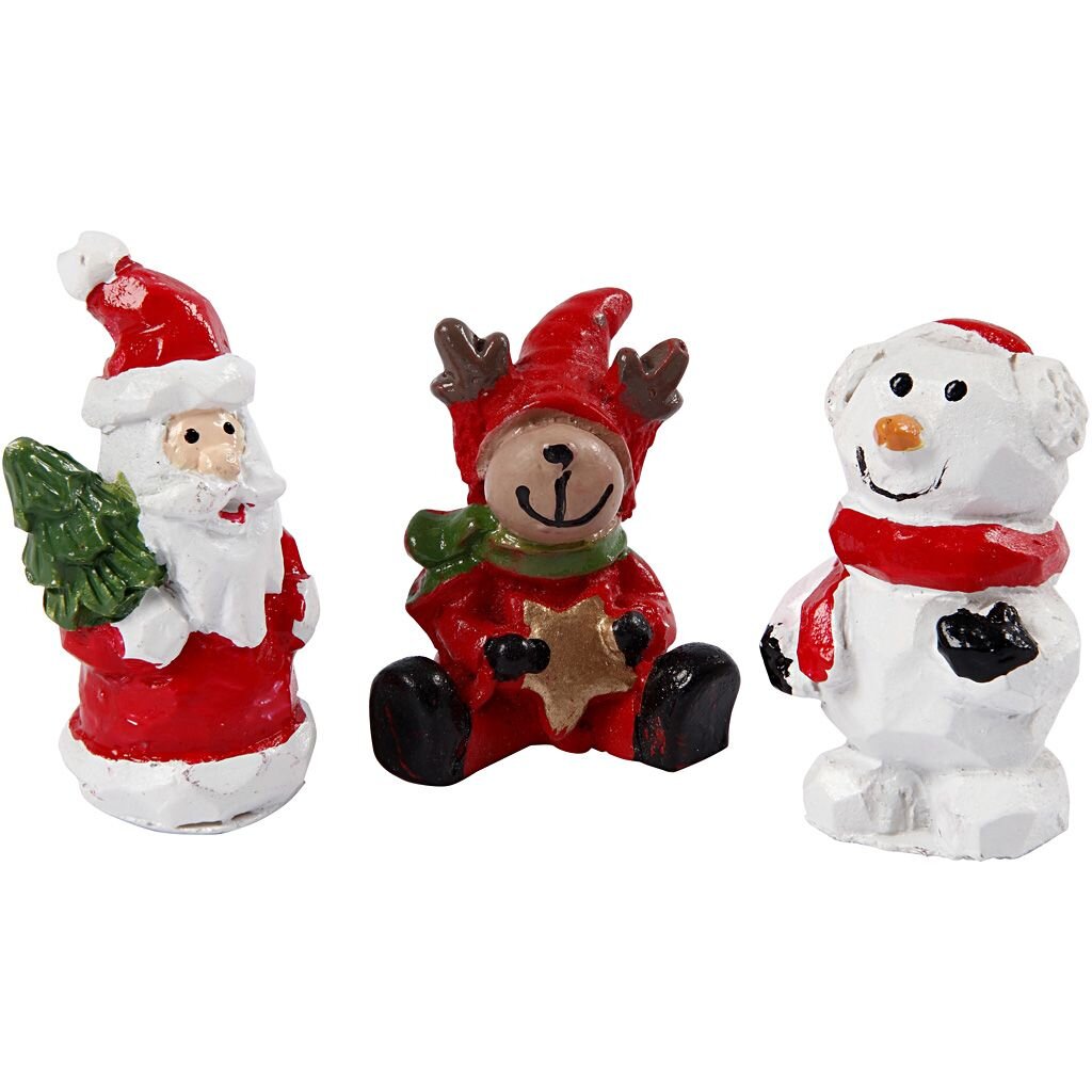 Minifigurer - Jultomte, ren och snögubbe