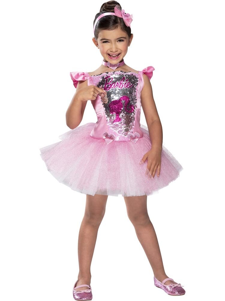 Barbie Ballerina Maskeraddräkt Barn 3-6 år