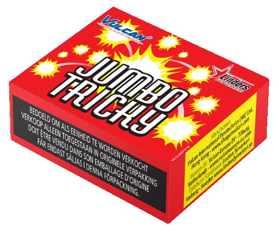 Jumbo Tricky-smällare 20-pack