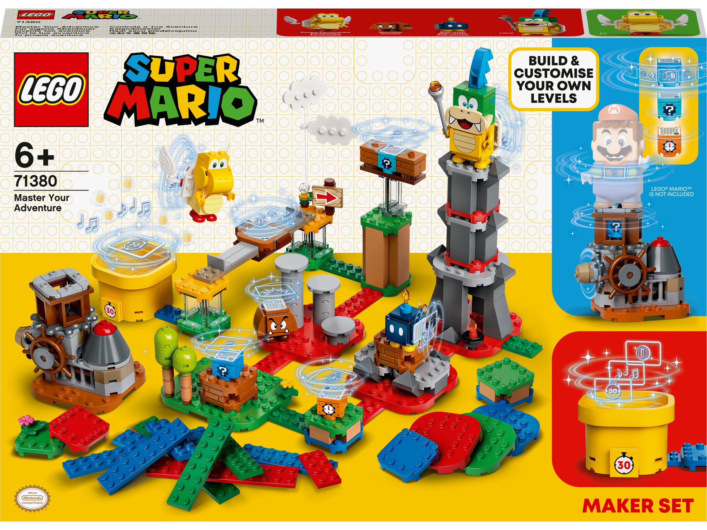 LEGO Super Mario, Bemästra ditt äventyr Skaparset 6+