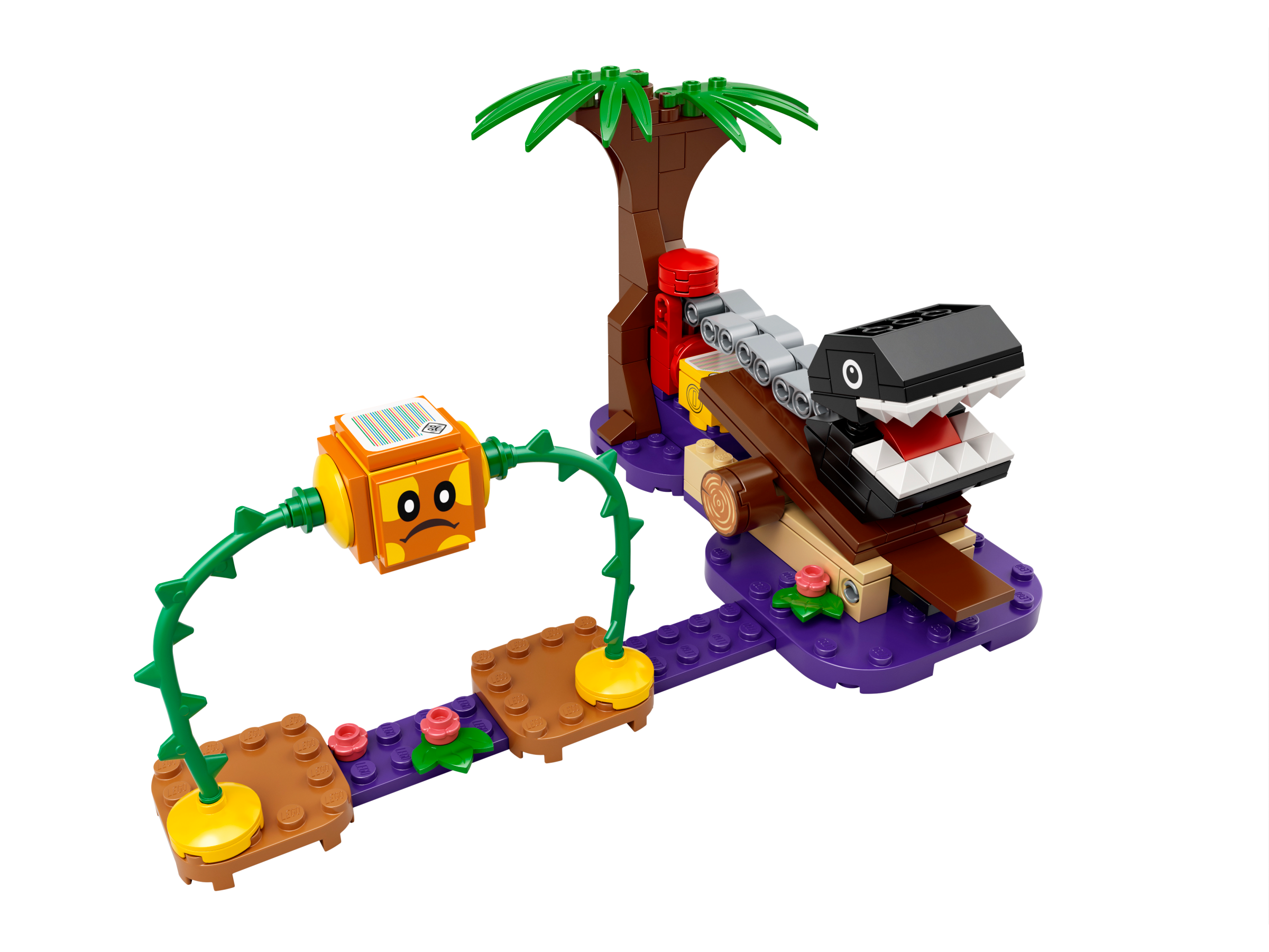 LEGO Super Mario, Chain Chomps djungelstrid Expansionsset 7+