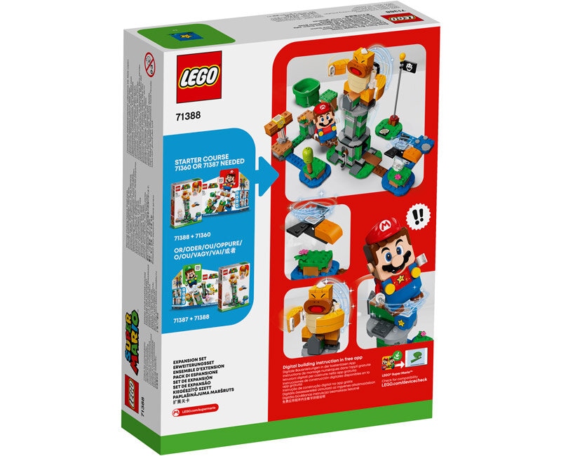 LEGO Super Mario - Boss Sumo Bros fallande torn Expansionsset 6+