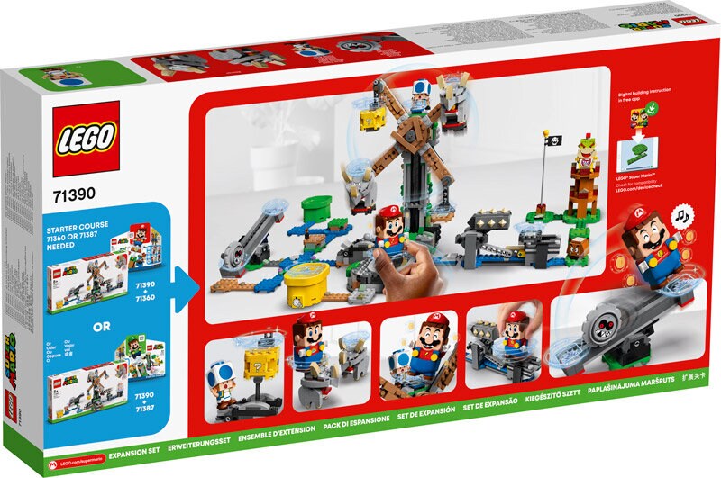 LEGO Super Mario - Reznors anfall Expansionsset 8+