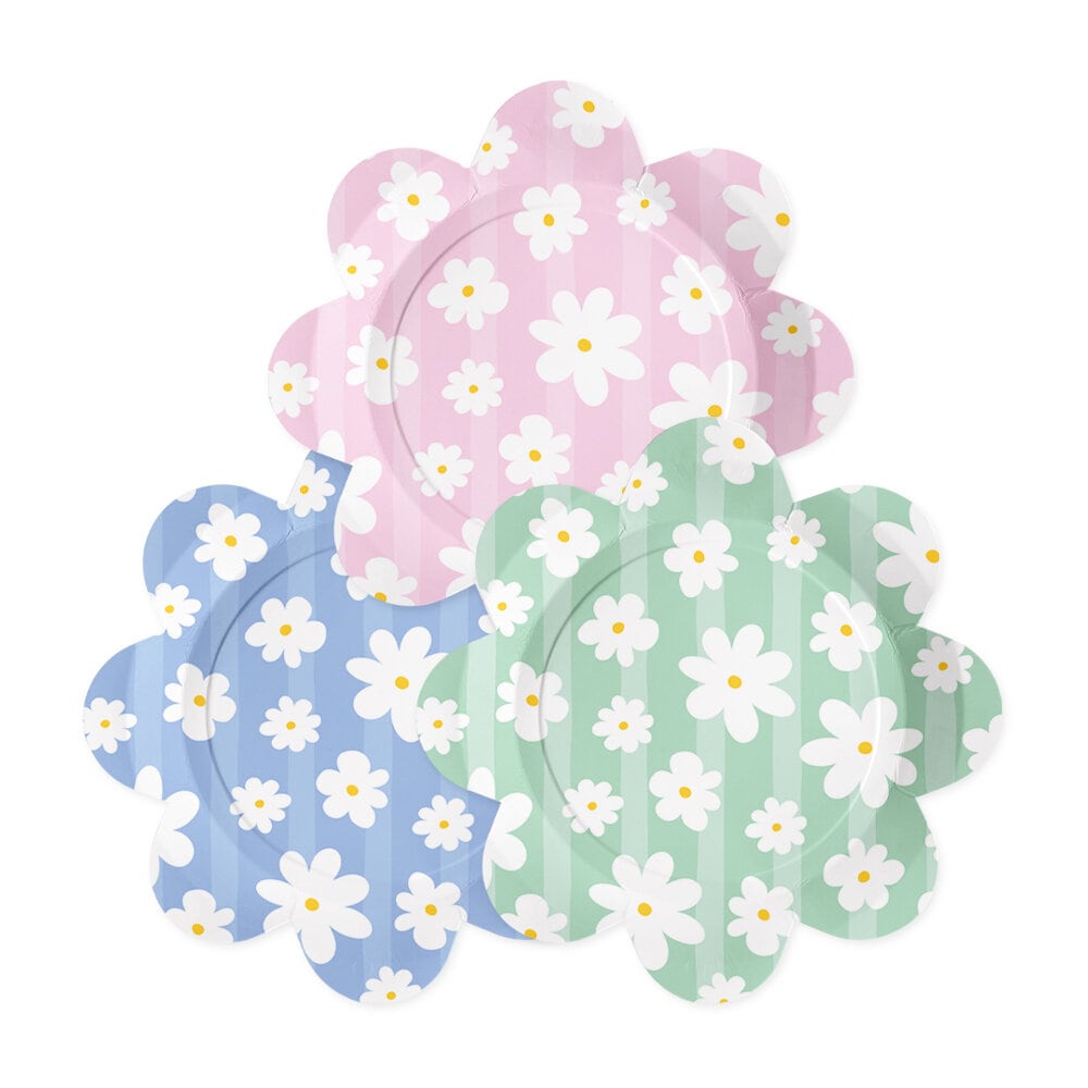 Daisies Tallrikar 8-pack