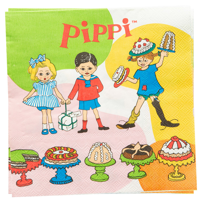 Pippi Långstrump - Servetter 16-pack