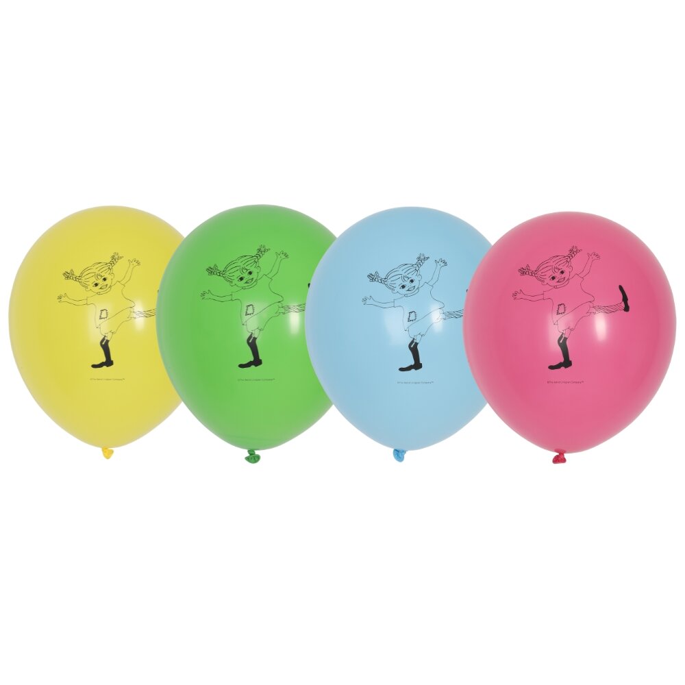Pippi Långstrump - Ballonger 8-pack