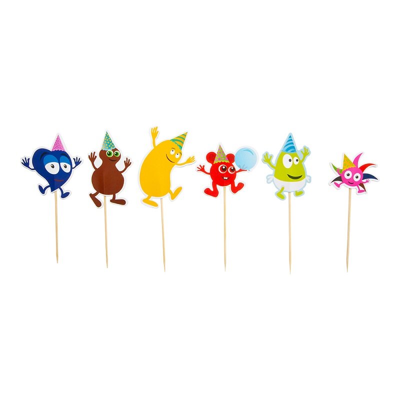 Babblarna - Cake Toppers 6-pack